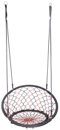 Ligzdas šūpoles bērniem 4IQ, 74 cm, 180 cm, melna krās./sarkana krās.