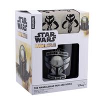 Krūzīte Paladone Star Wars The Mandalorian, balta krās./melna krās., 2 gab., 300 ml