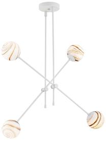 Valgusti rippuv Argon Absos 1841, E14, 4 x 7 W, pruun v./valge v. / valge v.