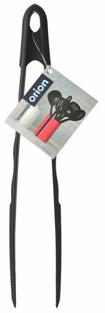 Virtuvinės žnyplės Orion Blackline, 29 cm, 2 cm, juoda sp.