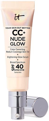 Skystas makiažo pagrindas IT Cosmetics CC+ Nude Glow, SPF 40, fair, 32 ml