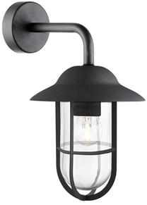 Õue seinavalgusti Searchlight Toronto, 40W, E27, IP44, must v., 17 cm x 31 cm