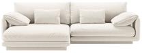 Kampinė sofa Micadoni Torino Structured, kreminė sp., kairinė, 250 x 170 cm x 83 cm