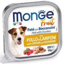 Влажный корм для собак Monge Fruit Chicken/Raspberry, курица, 0.1 кг
