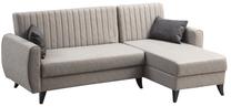 Sofa-lova Hanah Home Alkon 730MST1301, šviesiai pilka sp., 130 x 223 cm x 86 cm