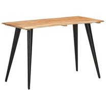 Stalas VLX 320252, medžio sp./šviesiai ruda sp., 120 cm x 60 cm x 75 cm