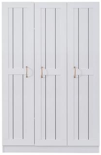 Spinta Kalune Design Beyaz 3KD, balta sp., 60 cm x 130 cm x 200 cm