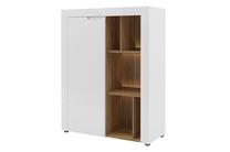 Komoda IWG-SLSB4344, balta sp., 128 cm x 99 cm x 41 cm