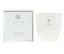 Svece, aromātiskā Dr. Vranjes Firenze Ginger lime, 40 h, 200 g, balta krās.