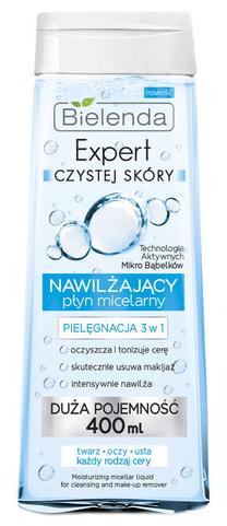 Kosmētikas noņemšanas līdzeklis Bielenda Expert 3 in 1, 400 ml