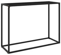 Konsoles galds VLX, melna krās., 100 cm x 35 cm x 75 cm