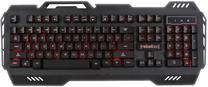 Vadu spēļu tastatūra Rebeltec Aluminum Aluminum, EN, melna krās.