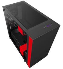 Kompiuterio korpusas NZXT, juoda sp./raudona sp.