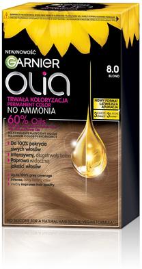 Kраска для волос Garnier Olia, blond, 8.0, 174 мл