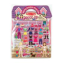 Наклейка, набор Melissa & Doug Puffy Dress-Up, многоцветный