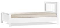 Lova viengulė Kalune Design Oslo, 90 x 200 cm, balta sp., be čiužinio, su grotelėmis