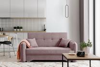 Sofa Laine Poco 101, rožinė sp., 105 x 155 cm x 75 cm