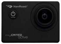 Sporta kamera NavRoad MyCAM 4K Active, melna krās.