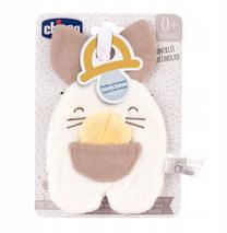 Čiulptukų ir kramtukų laikiklis Chicco My Sweet DouDou, 0 mėn., ruda sp./balta sp.