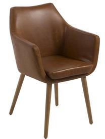 Valgomojo kėdė Home4you, ruda sp., 58 cm x 58 cm x 84 cm