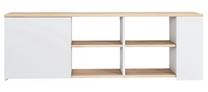 ТВ стол Kalune Design Rome, дубовый цв./белый цв., 150 см x 35 см x 45 см