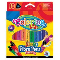 Flomasteriai Colorino Jumbo, vienpusiai, 10 vnt.