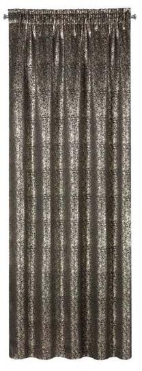 Nakts aizkari Ebru, zelta/melna, 135 cm x 270 cm