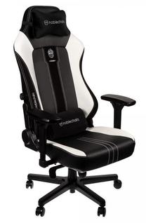 Spēļu krēsls Noblechairs Big Edition Hero, balta krās./melna krās.