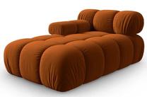 Modulinė sofa Micadoni Home Bellis MIC_CHL_2_F1_BELLIS5, oranžinė sp., kairinė, 157 x 97 cm x 62 cm