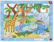 Dėlionė Dino Animals in Zoo, 40 vnt.