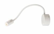 Valgusti seinale SLV Dio Flex Plate 1002118, LED, 3000 °K, 1 x 1.9 W, valge v. / valge v.