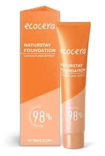 Skystas makiažo pagrindas Ecocera Naturstay, n3 natural, 30 ml