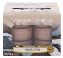 Žvakė, arbatinė Yankee Candle Seaside Woods, 4 - 6 h, 117.6 g, 12 vnt., ruda sp.