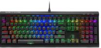 Vadu spēļu tastatūra Sharkoon Skiller Skiller SGK60 Kailh Box Red, EN, melna krās.