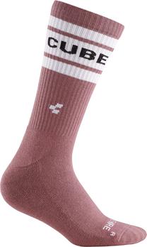 Zeķes Cube After Race High Cut, sarkana krās., 36-39, 2 gab.