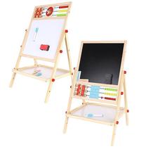 Zīmēšanas tāfele Double Sided Wooden Magnetic Board, 67 cm, brūna krās., 5 gab.