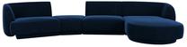 Modulinė sofa Micadoni Miley Blu86, mėlyna sp., dešininė, 320 x 132 cm x 70 cm