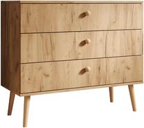 Komoda ADRK Beni, ąžuolo sp., 85 cm x 41 cm x 100 cm