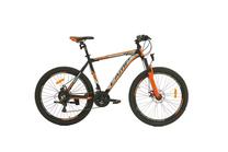 Dviratis kalnų, 27.5 ", 18" rėmas, juoda sp./oranžinė sp.