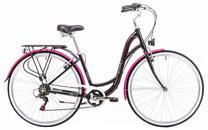 Dviratis miesto Romet Sonata 1.0, 28 ", 17'' rėmas, juoda sp./rožinė sp.