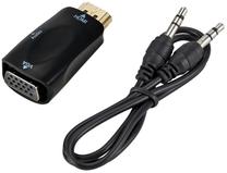Адаптер RoGer HDMI To VGA + Audio Adapter HDMI, VGA / 3.5 mm