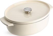 Emailitud malmpott Kitchenaid, Ø30 cm, 5.6 l, kreemjasvalge