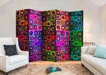 Širma Artgeist Colorful Abstract Art Ii Paravent737, įvairių spalvų, 225 cm x 172 cm