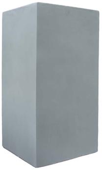 Puķu pods DM Grill Tower L, cementa, 50 cm x 50 cm, Ø 50 cm, pelēka krās.