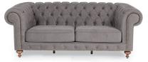 Sofa Hanah Home London 2 Seat, pilka sp., 102 x 170 cm x 72 cm