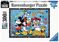 Dėlionė Ravensburger Mickey and his friends 13386, 49 cm x 36 cm, 300 vnt., mėlyna sp./įvairių spalvų