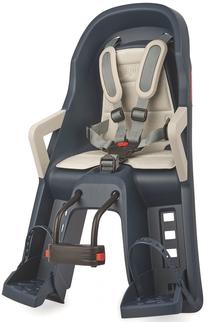 Vaikiška dviračio kėdutė Polisport Guppy Mini 8639400016, kreminė sp./tamsiai mėlyna sp., priekinė