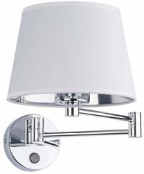 Valgusti seinale TK Lighting Glory 6484, E27, 1 x 15 W, valge v. / kroom v.