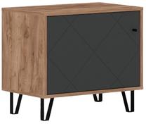 Spintelė Bilbao BL20, pilka sp./ruda sp., 40 cm x 63.4 cm x 55.5 cm