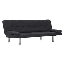 Sofa-lova VLX Polyester, tamsiai pilka sp., 168 x 77 cm x 66 cm